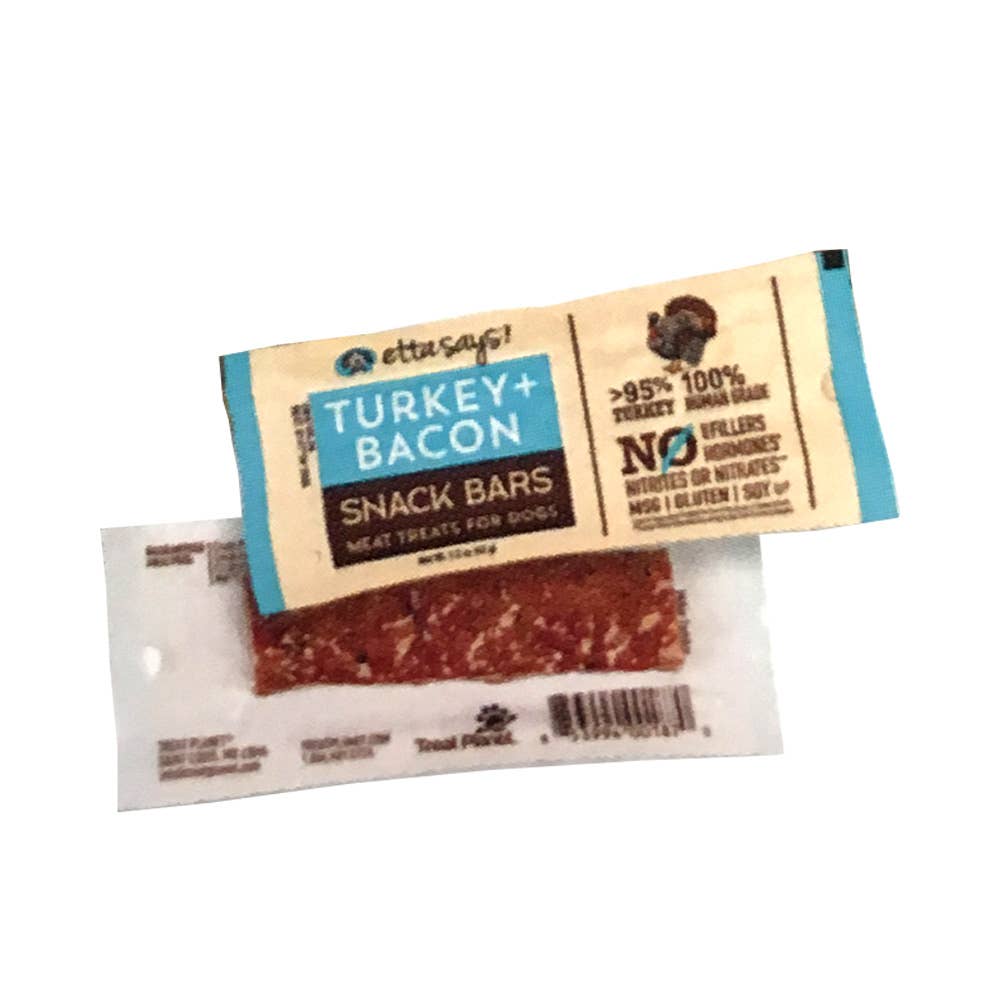 Etta Says! Meat Snack Bar Turkey + Bacon-Case of 12 bars