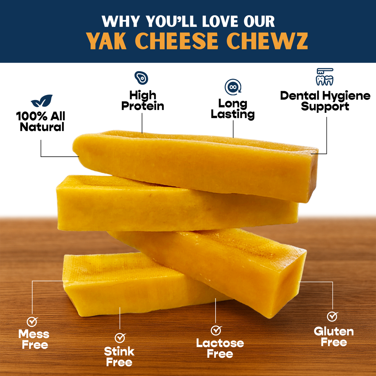 Large Pumpkin Flavored Yak Cheese w/ Tag: 25