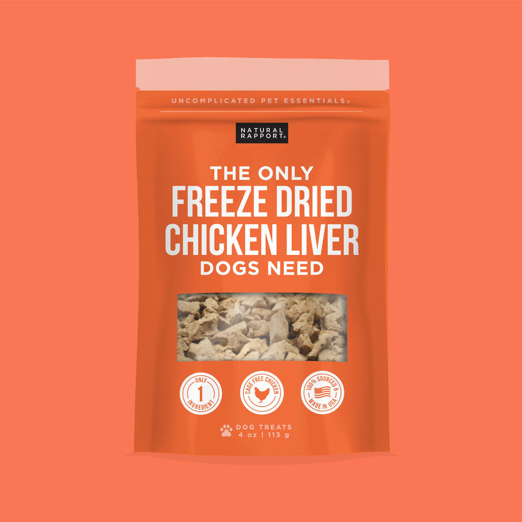 The Only Freeze Dried Chicken Liver Dogs Need: Sample Bag - Approx. 1 oz