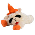 Multipet Halloween Lamb Chop Witch Hat Orange Dog Toy 6.5"