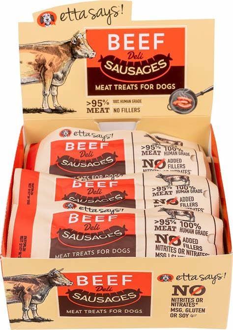 Etta Says! Sausage Link Beef Dog Chew 1.25oz (Case of 12)