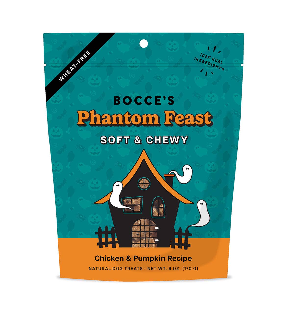 Bocce's Bakery Phantom Feast Soft & Chewy Dog Treats 6oz