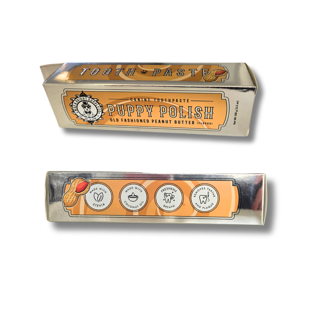 Puppy Polish Toothpaste - Old Fashioned Peanut Butter