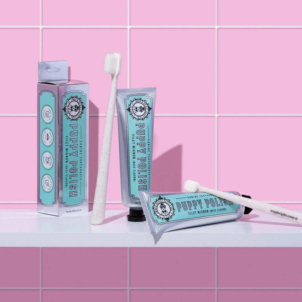 Puppy Polish Toothpaste - Old Fashioned Peanut Butter