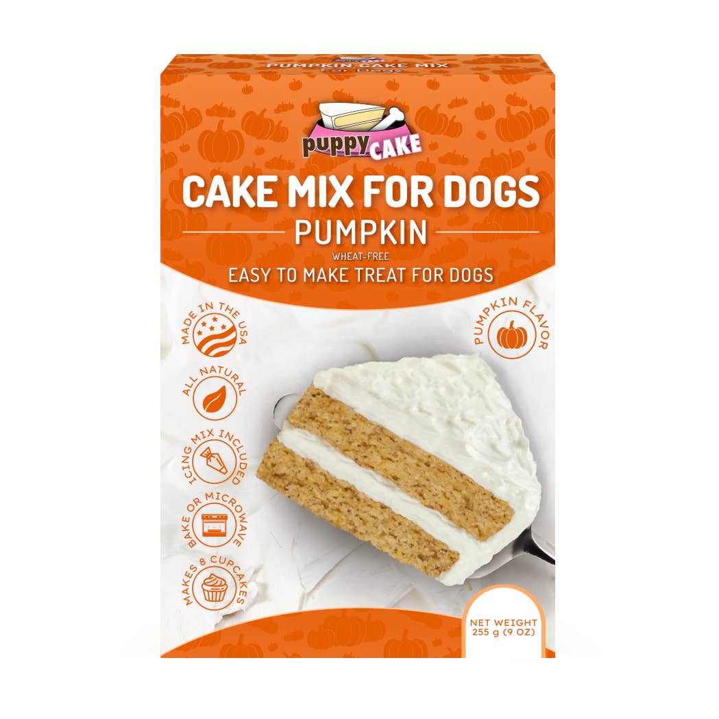 Puppy Cake Mix Pumpkin Cake