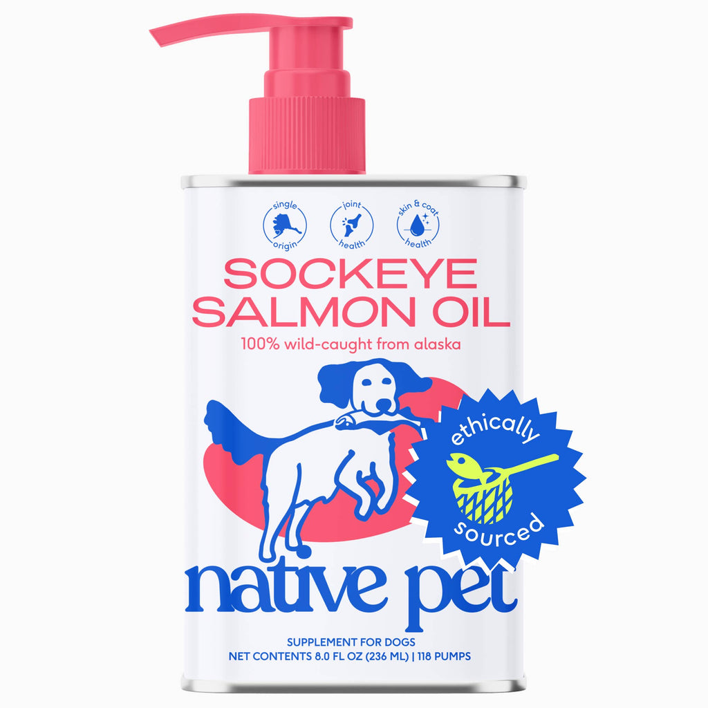 Wild-Caught Alaskan Sockeye Salmon Oil, Skin & Coat Health: 8 oz