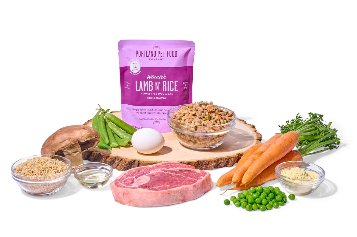 Winnie's Lamb N' Rice Human Grade Fresh Wet Food Dog Pouches