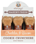 Etta Says! Cookie Crunchers Cheddar & Bacon Dog Treat 24ct