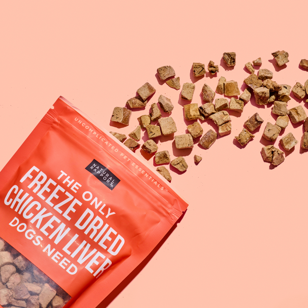 The Only Freeze Dried Chicken Liver Dogs Need: Sample Bag - Approx. 1 oz