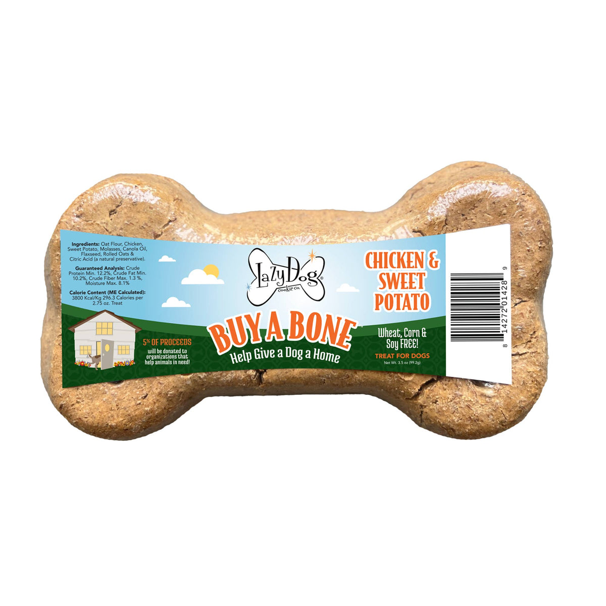 Lazy Dog Mega Bone Buy A Bone Chicken & Sweet Potato CDU