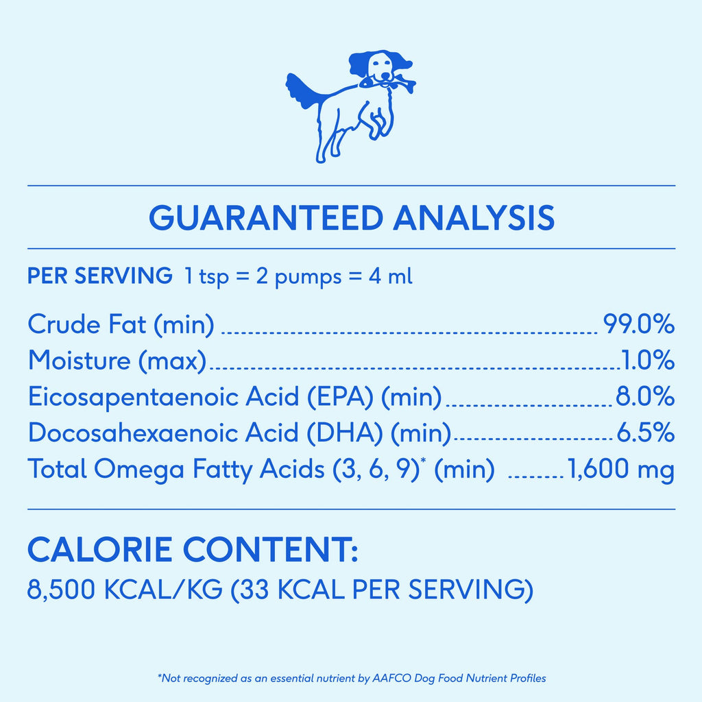 Wild-Caught Alaskan Sockeye Salmon Oil, Skin & Coat Health: 8 oz