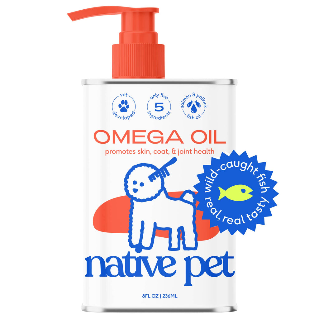 Omega-3 Fish Oil, Skin & Coat Health Supplement for Dogs: 16 oz