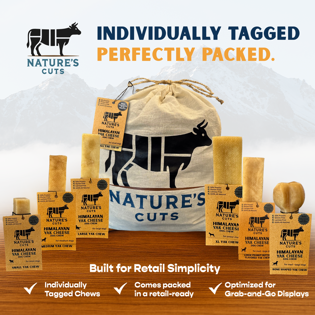 Large Pumpkin Flavored Yak Cheese w/ Tag: 25