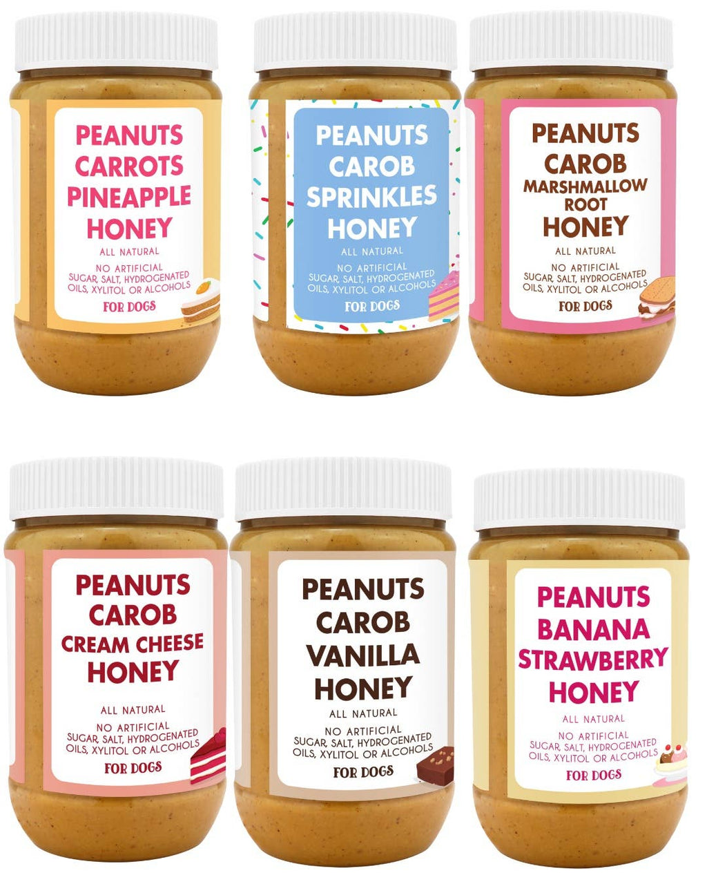 Dog Peanut Butter Dessert Line BuddyBudder Combo Pack