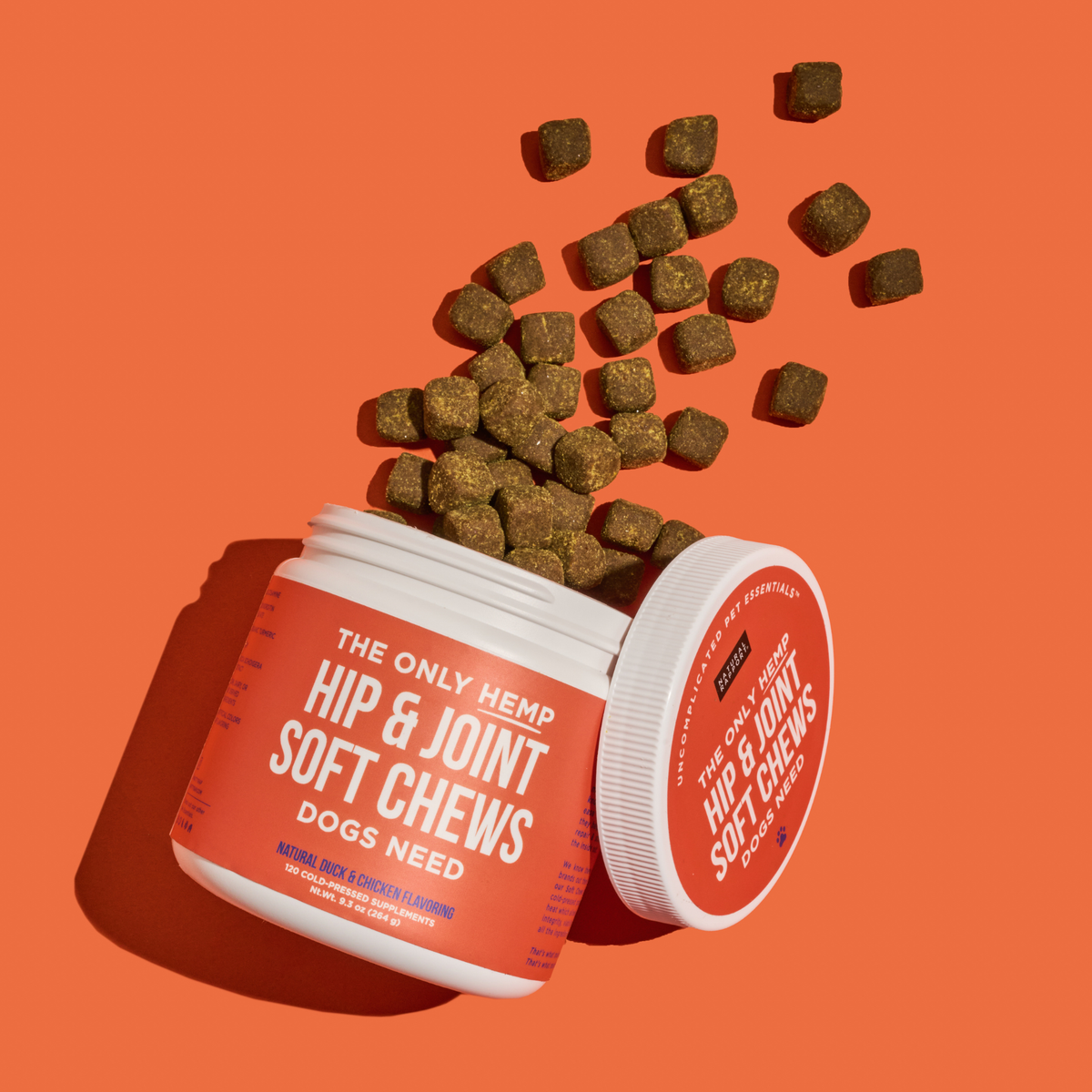The Only Hemp Hip & Joint Soft Chews Dogs Need: 12 count pouch