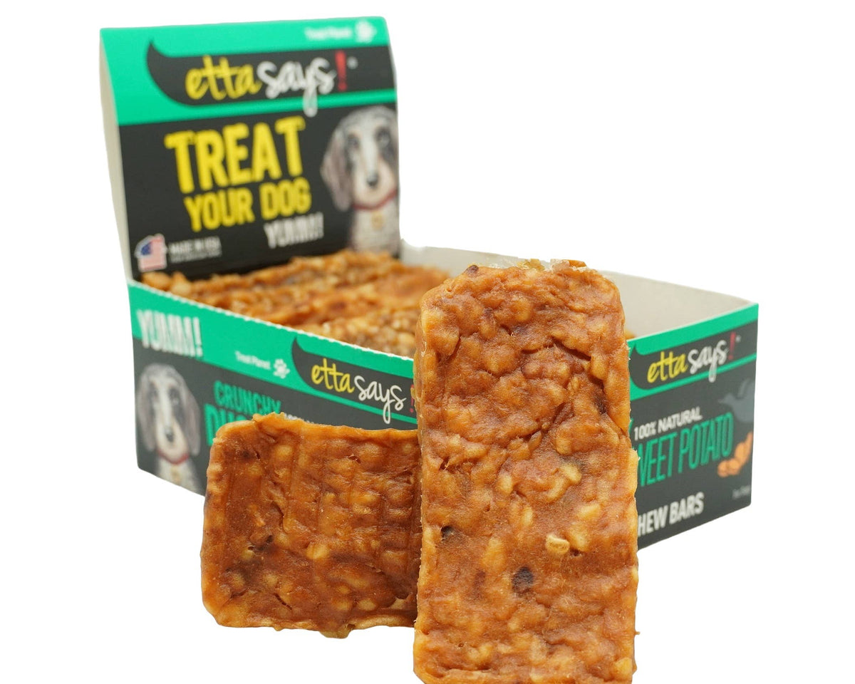 Etta Says! Premium Bars Duck & Sweet Potato Dog Chew 12ct