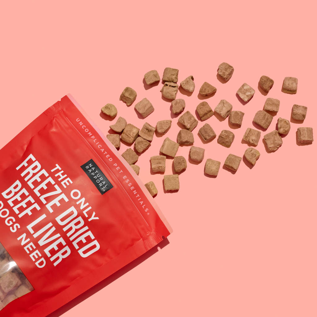 The Only Freeze Dried Beef Liver Dogs Need: Sample Bag - Approx. 1 oz